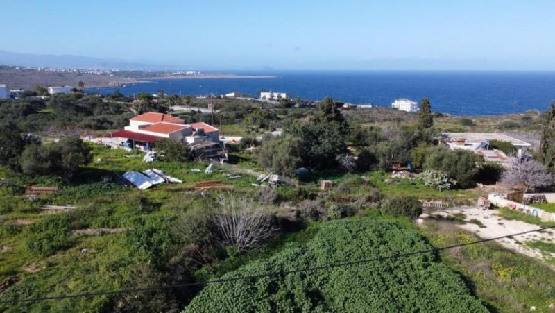 Chorafakia Kreta, Chorafakia: Grundstück mit Meerblick in Akrotiri zu verkaufen Grundstück kaufen